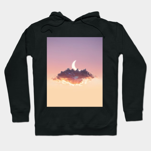 Up there with you Hoodie by klajdmurataj